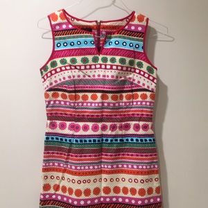 Talbots multicolored striped summer dress